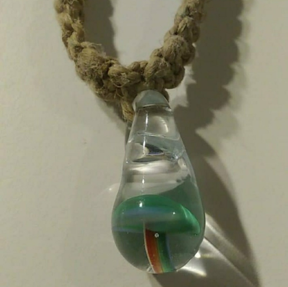 Mushroom necklace
